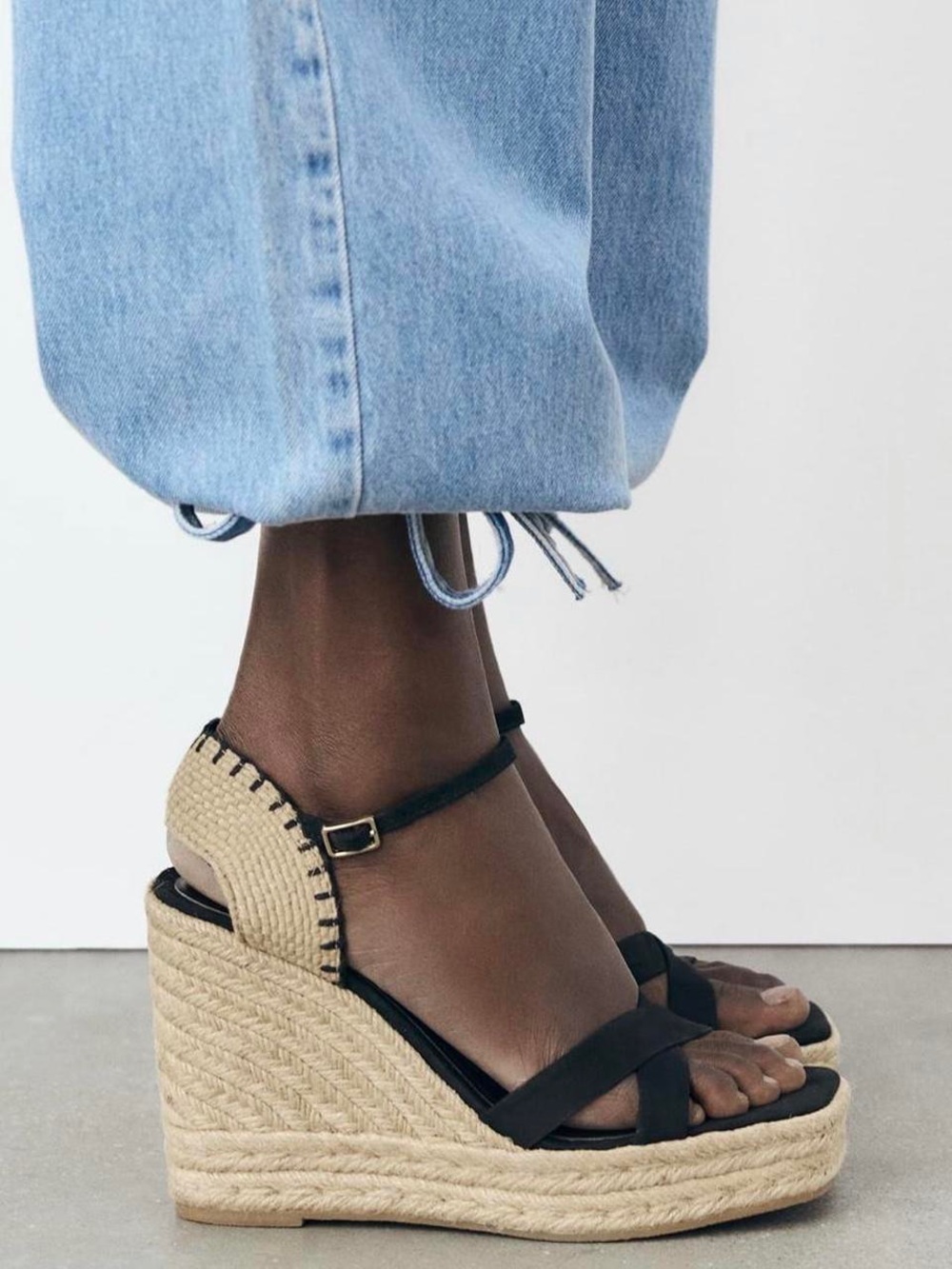 New/ Never Worn - Zara Black Espadrilles - 8.5